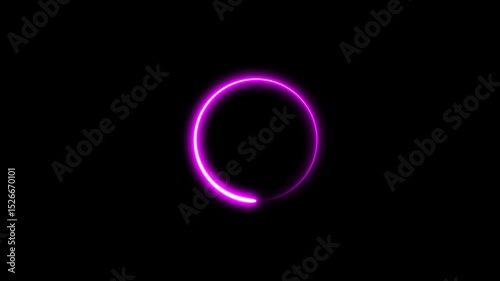 Glowing neon numbers two and three with fiery light effect on black background