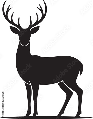 deer silhouette vector