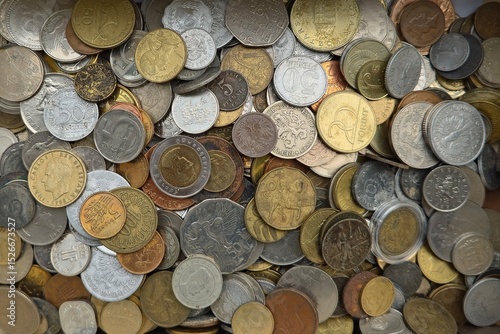 Münzen aus verschiedenen Ländern