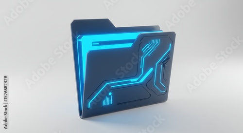 Futuristic folder icon