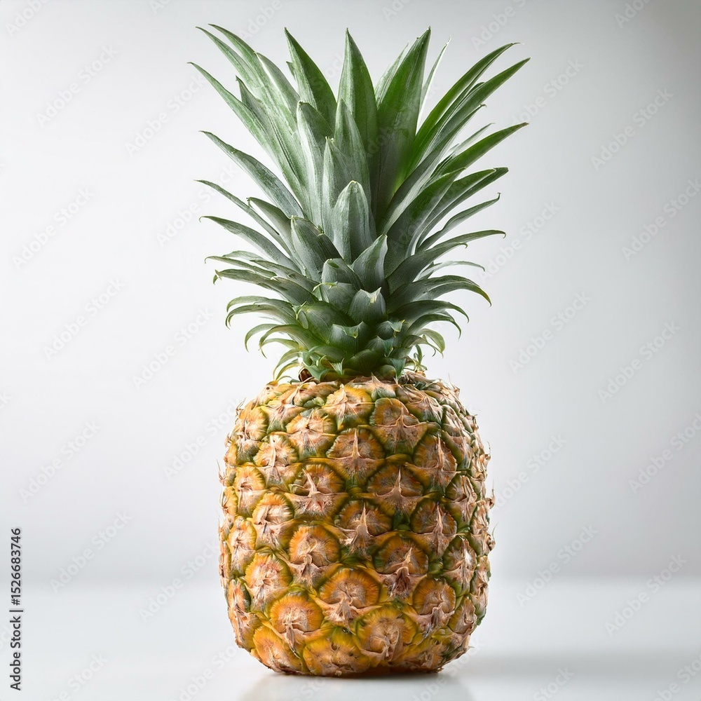Fototapeta premium pineapple on white background