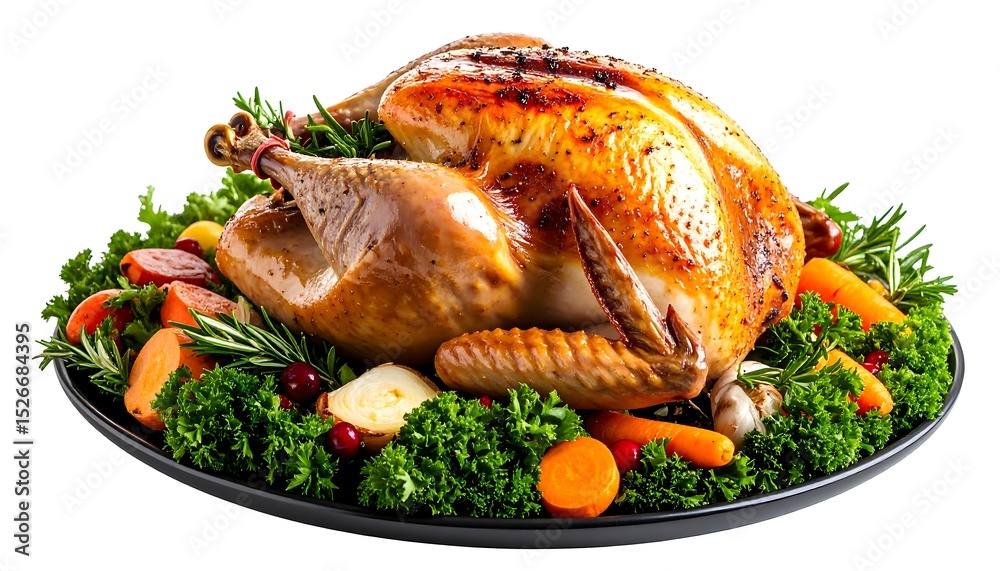 Roasted Turkey with Vegetables. Roasted Turkey with Vegetables.