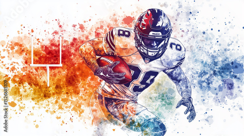 Dramatic Football background