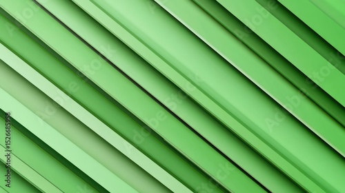 Diagonal lines of varying shades of green create an abstract pattern.