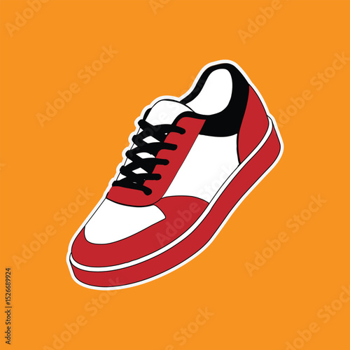 sneakers vector illustration