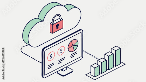 Secure Cloud Computing Data Security and Financial Analytics Integration