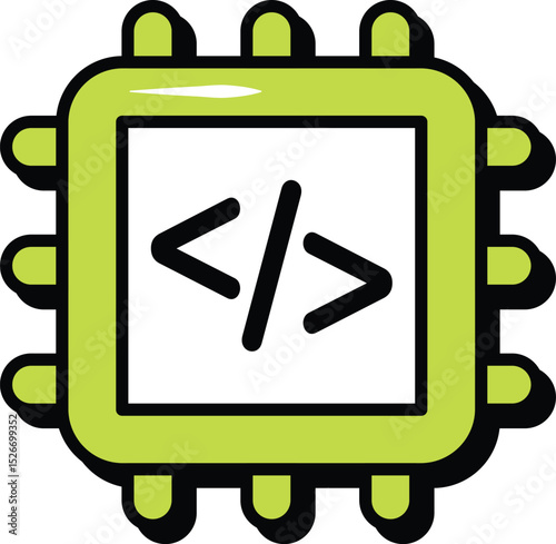 Web Development and Web Services Color Outline Icons and Illustration Pack