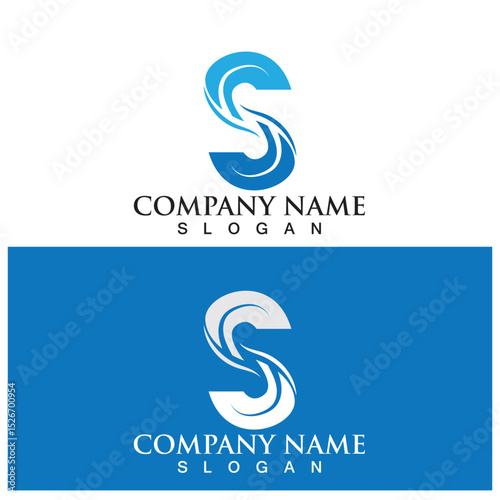 Business corporate S letter logo