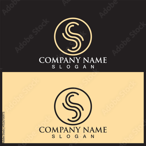 Business corporate S letter logo