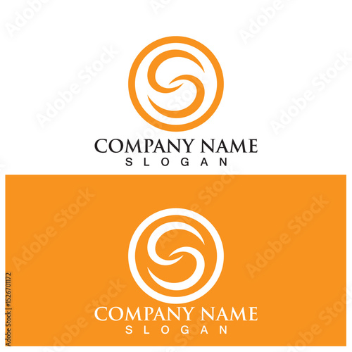 Business corporate S letter logo
