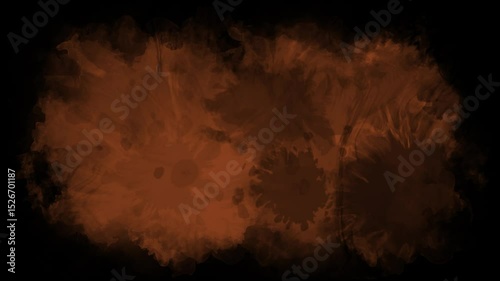 Abstract orange texture with dark background at a creative art event