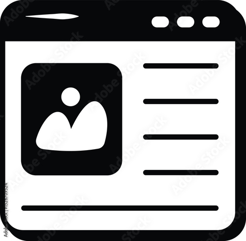 Set Of Web Development and Web Services Glyph Icons and Illustration Pack