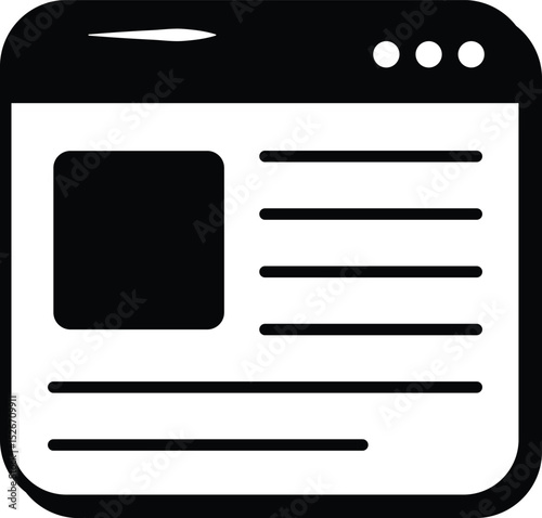 Set Of Web Development and Web Services Glyph Icons and Illustration Pack