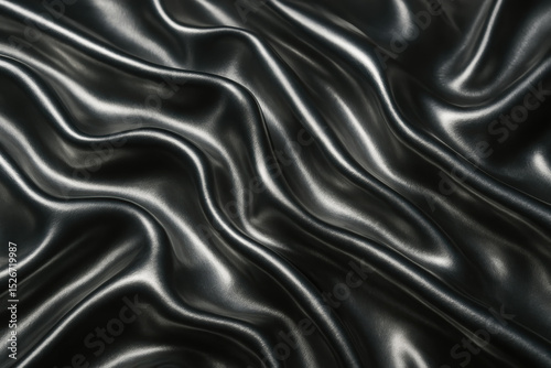 Fluidity and elegance merge in this smooth fabric with a metallic sheen symbolizing adaptability and transition photo