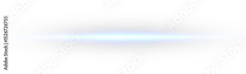 Konstfotografi Cyan Glowing Neon Motion Lines and Light Blue Abstract Trails