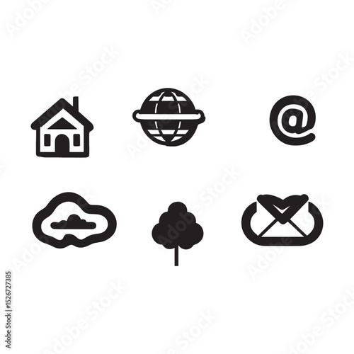 Essential Communication & Web Icon Collection
