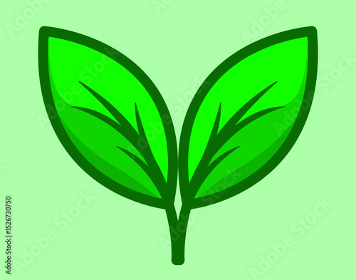 green leaf icon