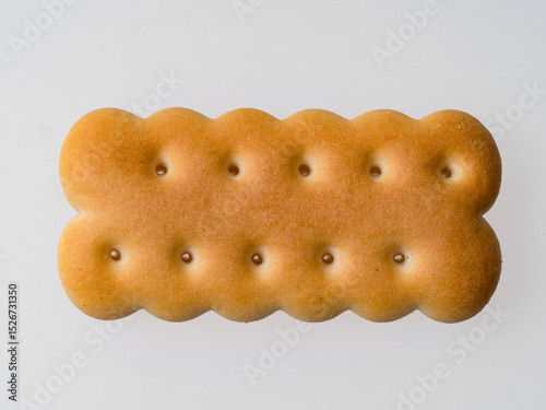 low-calorie sugar-free cracker on a white background