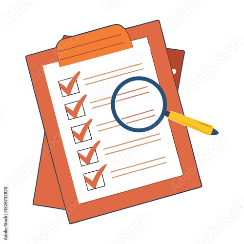 Checklist on clipboard for thorough quality control audit