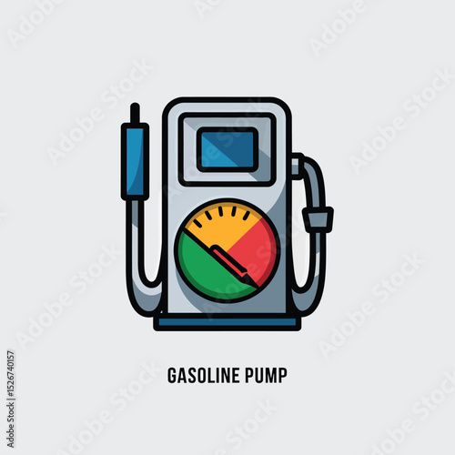 vector icons to vehicle fueling and charging a gasoline pump, an electric vehicle plug hydrogen mole
