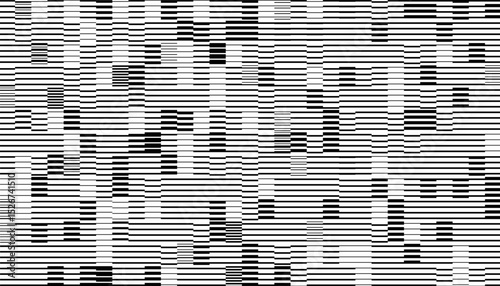 Black and white abstract lines pattern with irregular texture for sporty background and jersey design. Fully editable vector element. Vector Format Illustration 