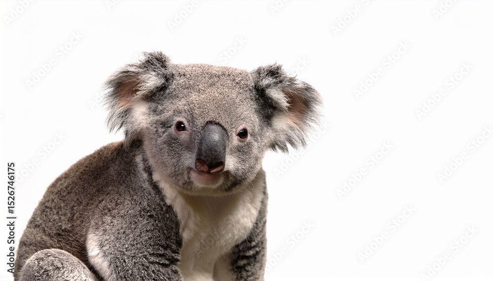 Fototapeta premium Adorable Koala Closeup Australian Wildlife, Furry, Cute, Marsupial