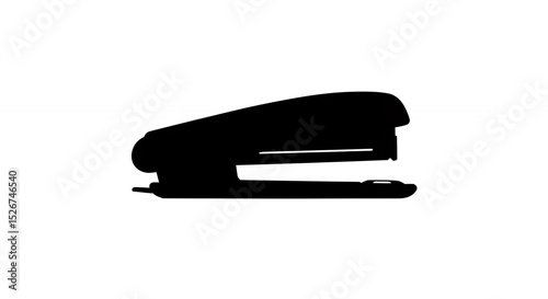 Black stapler office tool