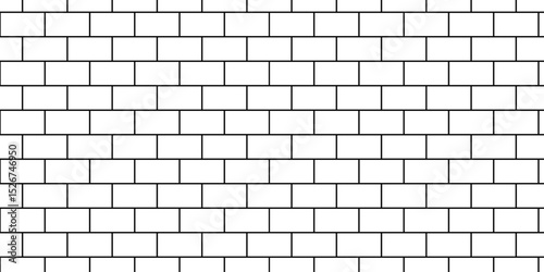 Pavement seamless mosaic stone concrete wall surface tiles. subway vector block rock white brick wall texture background.	