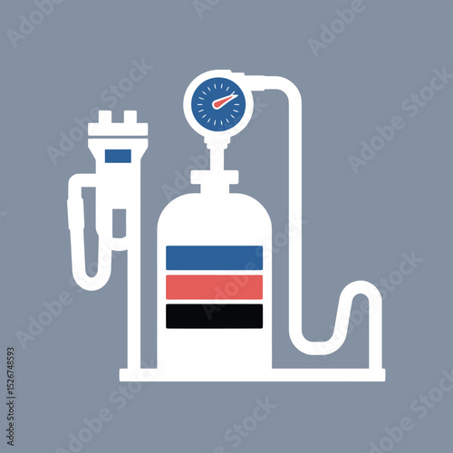 vector icons to vehicle fueling and charging a gasoline pump, an electric vehicle plug hydrogen mole
