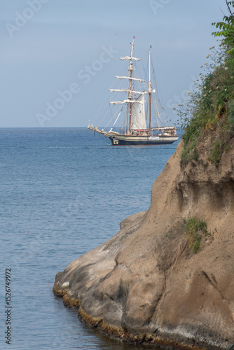 Veliero al largo dell'Isola di Ventotene - Latina - Lazio - Italia photo