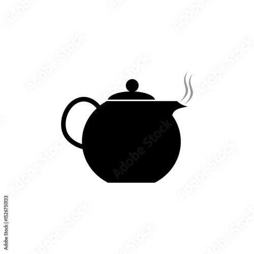 Teapot icon isolated on white background