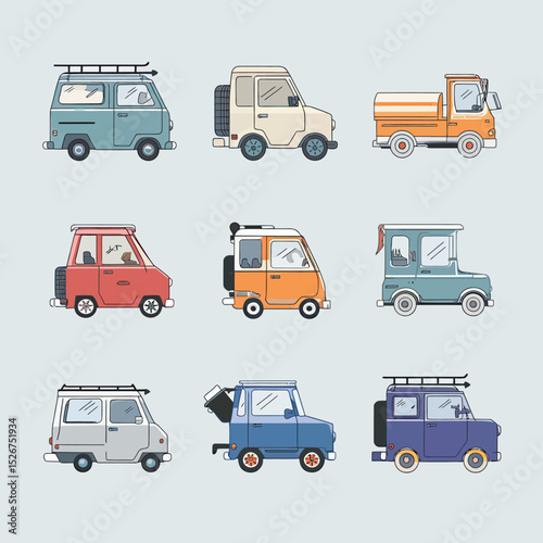 vector icons to vehicle fueling and charging a gasoline pump, an electric vehicle plug hydrogen mole
