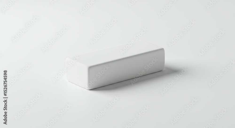 White rectangular box mockup White rectangular box mockup