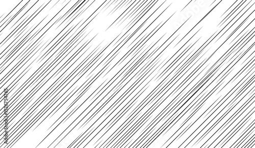 Manga effect with vertical motion or sound lines in black and white. Vector illustration.