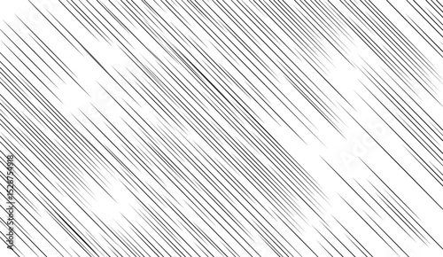 Manga effect with vertical motion or sound lines in black and white. Vector illustration.