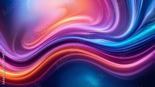 Wallpaper Mural Abstract Colorful Flowing Waves Video Torontodigital.ca