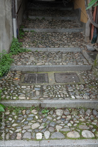 Wallpaper Mural stone steps in the old town Torontodigital.ca