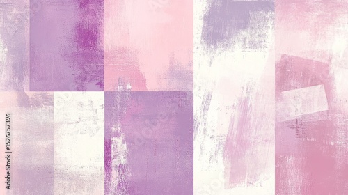 Abstract art design with shades of pink and lavender.