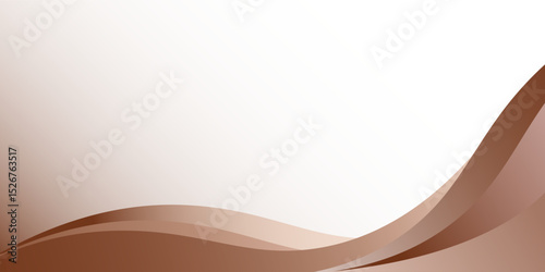 Abstract brown Mocha Mousse background with waves. shiny backdrop. Luxury card. Coffee color gradient. Summer banner, Modern pop art wallpaper. Textured effect. Eps 10