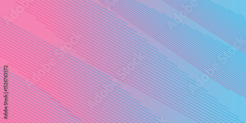 Abstract background with Flowing particles wave pattern colorful gradient blue purple pink. Digital future technology. Artificial intelligence and big data. AI technology, science, music. Vector EPS10