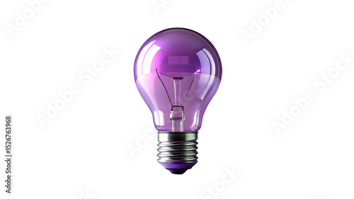 light bulb on white background
