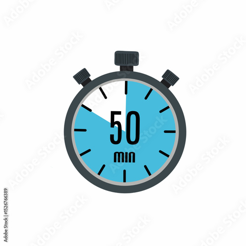 Stopwatch showing 50 minutes