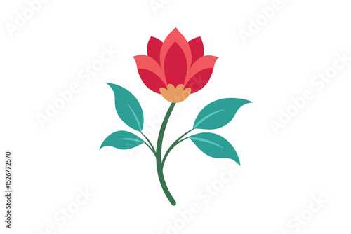 Antique Botanical Flower Classic Bloom Collection with Timeless Elegance vector art illustration
