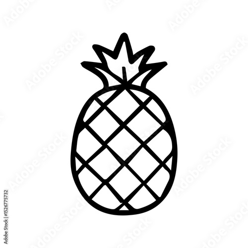 Colorful Fruit Icon Set – Flat Style Vector Illustration
