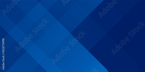 Abstract blue background with glowing geometric lines. Modern blue gradient square shape design. Futuristic technology concept. Suit for brochure, corporate, website, poster, banner, cover modern