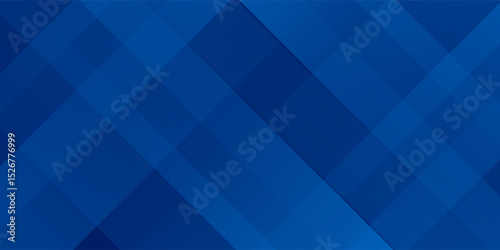 Abstract blue background with glowing geometric lines. Modern blue gradient square shape design. Futuristic technology concept. Suit for brochure, corporate, website, poster, banner, cover modern
