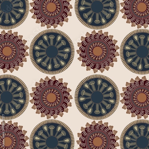 seamless pattern with floral elements