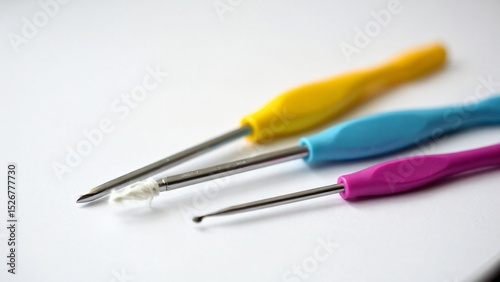 Colorful Crochet Hooks for Creative Crafting and DIY Projects