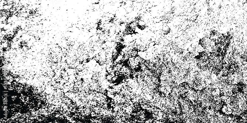 Fototapeta premium Abstract Dusty Grunge Concrete Wall with Rough and Dirty Texture Background in Black and White.