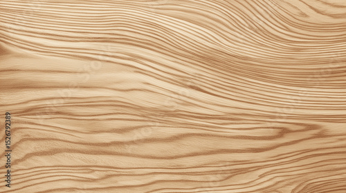 Close up of natural light wood grain texture with swirling patterns and fine details
